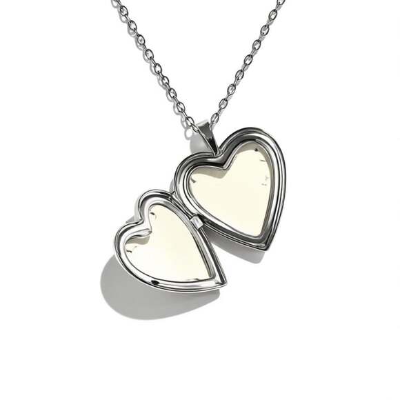 Enchanting Luminesse Mother & Child Heart Necklace - Picture 3 of 5